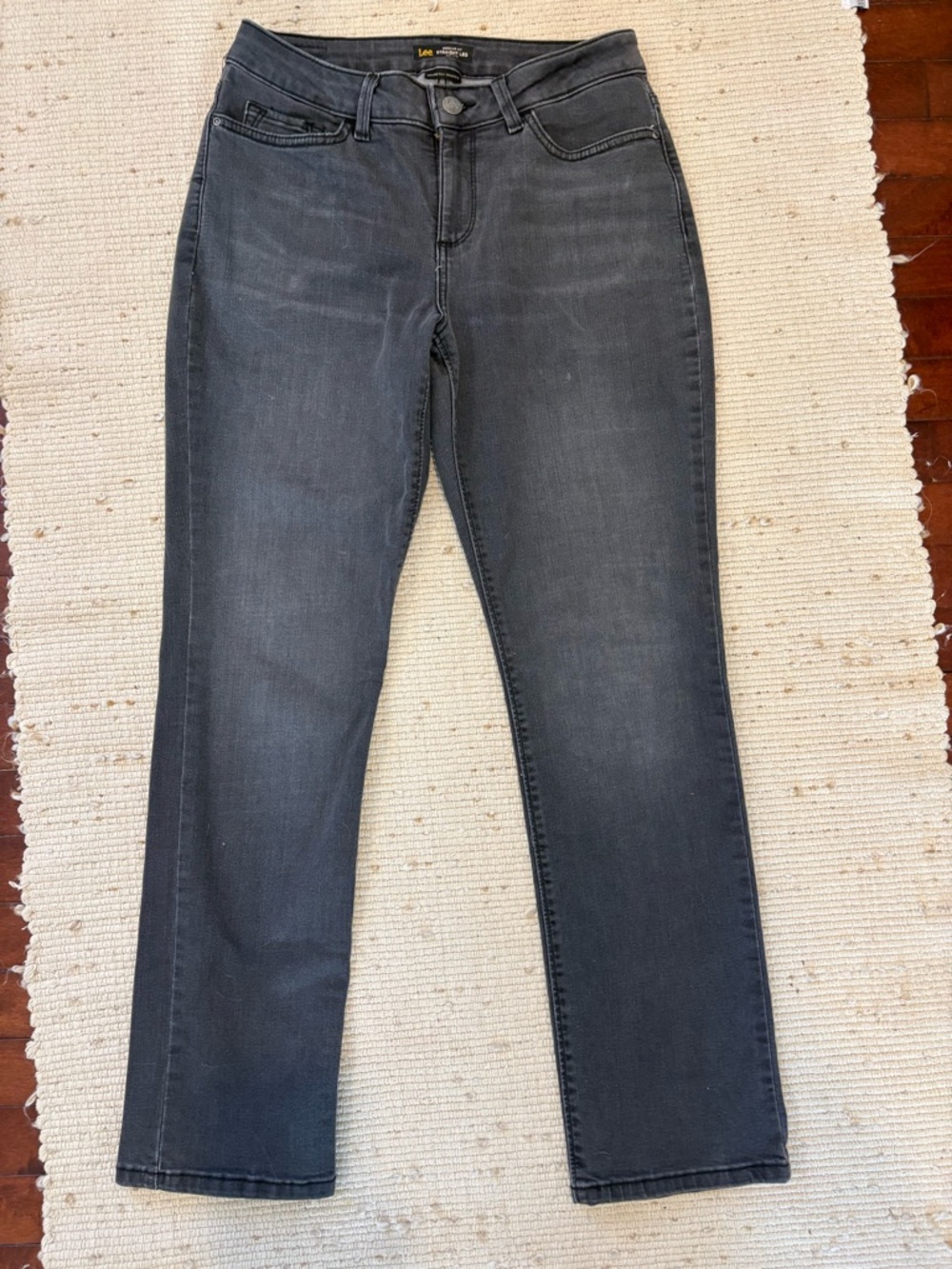 Lee Straight Leg Women's Jeans - Charcoal Gray Wash